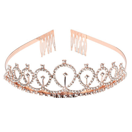 Verjaardagkroon Bruidslegering Blink Diamant Haarbykomstigheid