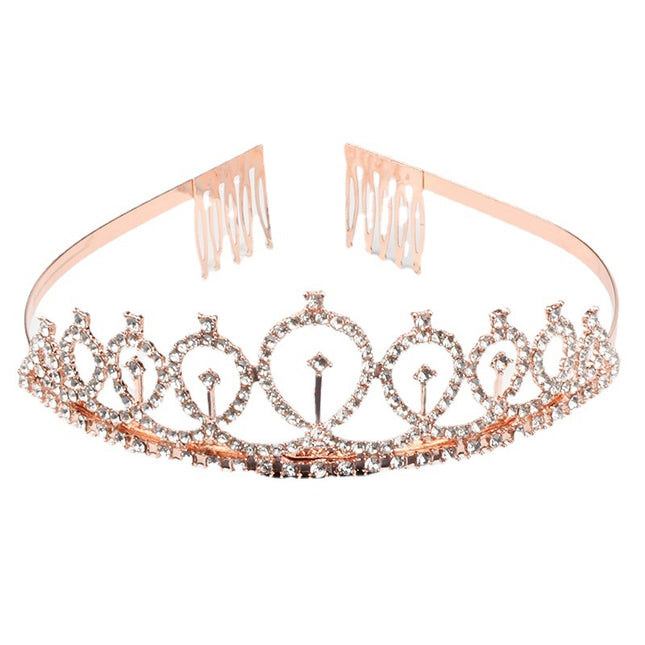 Verjaardagkroon Bruidslegering Blink Diamant Haarbykomstigheid