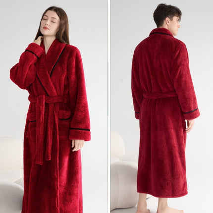 Autumn And Winter Thick Night-robe Couple Style