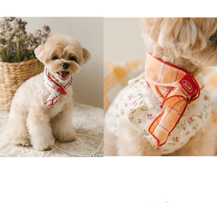 Dog Bib Scarf Pet Cat Bib Cute Small And Medium-sized