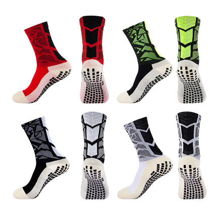 Medium Tube Professional Thickened Glue Non-slip Football Athletic Socks