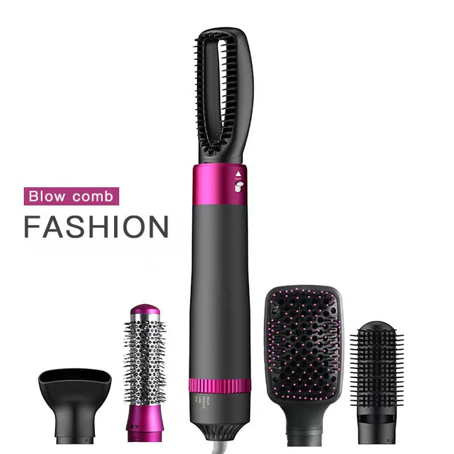 Professionele 5-in-1 Haardroër Borsel Droër En Reguitmaak Borsel Elektriese Haarstileermiddel Outomatiese Haarkruller Skoonheidsvoorrade Gadgets