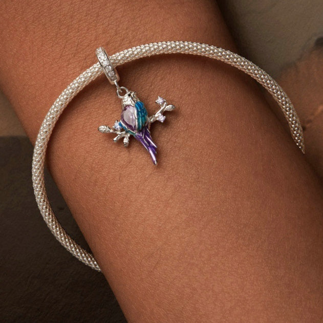 Natural Animal S925 Sterling Silver Ornament Wholesale Beaded Female Accessories