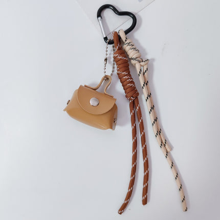 New Woven Rope Bag Pendant Dog Keychain