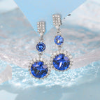 Blue diamond / Earring