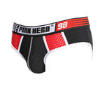 Black And Red Mesh / L