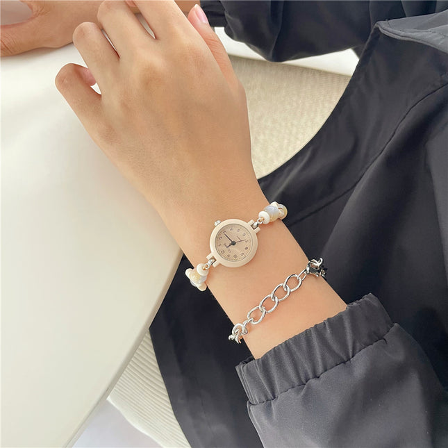 Creative Niche Unpopular Sweet Beaded Watch Ins Style High Appearance