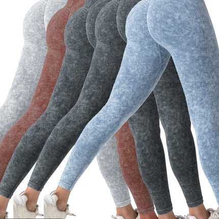 5 Pieces Seamless For Women, High Waisted Workout Gym Yoga Pants