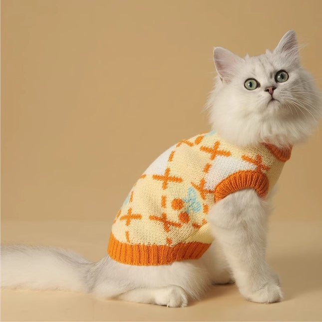 Cat Sweater Autumn-winter Warm And Thickening Windproof