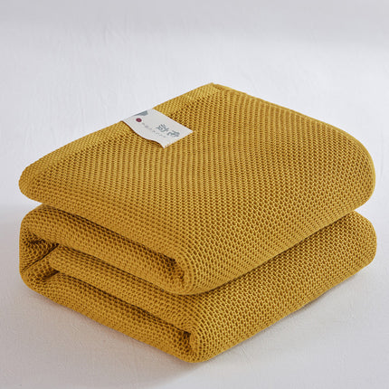 Katoen Heuningkoek Handdoek Kwilt Enkel Dubbel Kombers