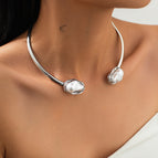 01 White K Necklace 6826