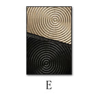 E / 50x 70 Gold Frame Canvas