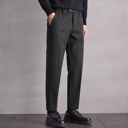 Fall Winter Men Straight Casual Pants
