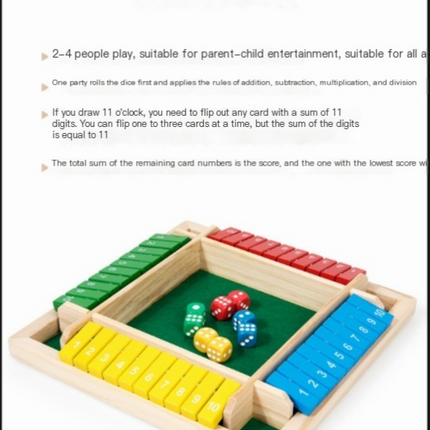 Ultimate Shut The Box Board Game