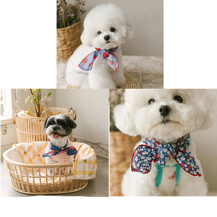 Dog Bib Scarf Pet Cat Bib Cute Small And Medium-sized