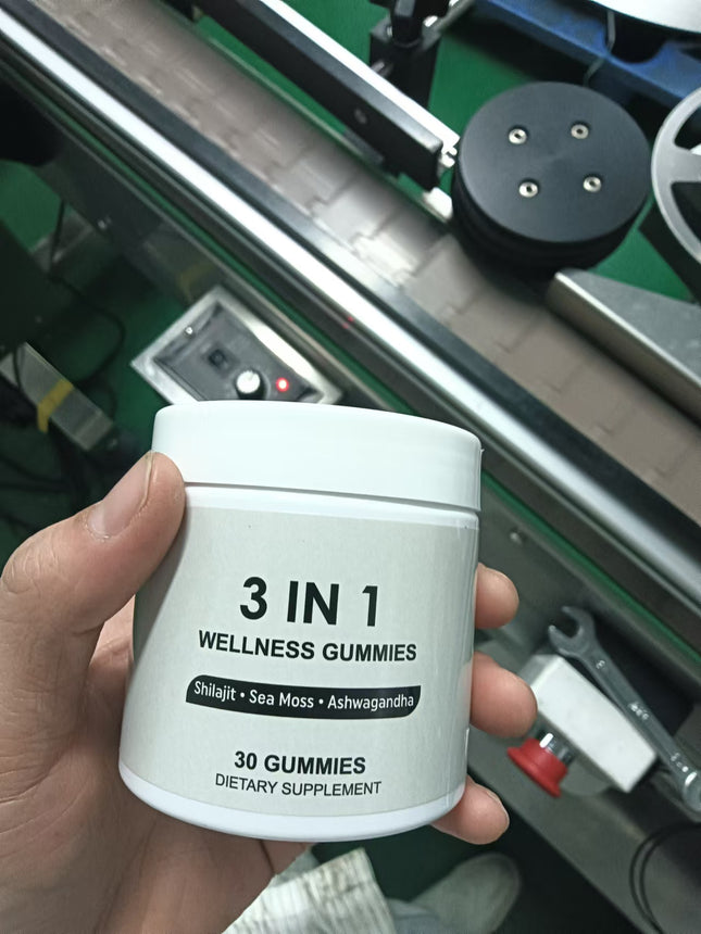 Cured 3 In 1 Gommetjies Cured Shilajit Gommetjies Vir Mans