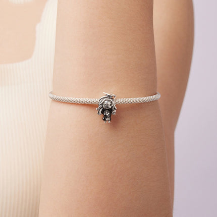 Gradeplegtigheidseisoen Klein Meisie Diy Kralewerk 925 Sterling Silwer Krale