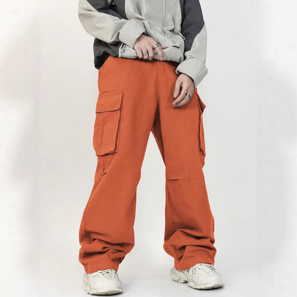 Casual Loose Three-dimensional Pocket Fried Street Overalls