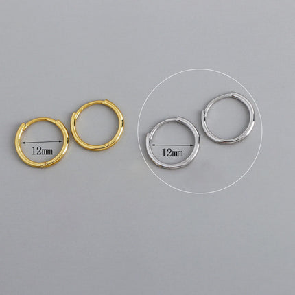 Women's Korean-style Diamond-embedded Gold-plated Ins Internet-famous Versatile Earrings
