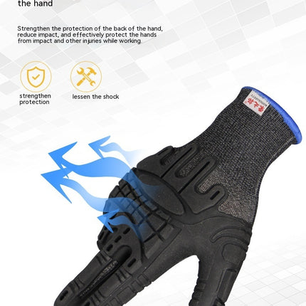 TPE Impregnated Rubber Soft And Breathable Gloves