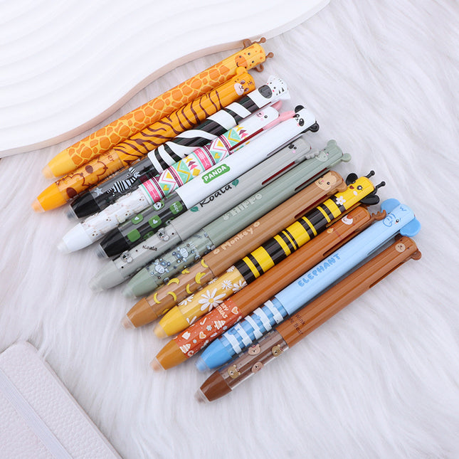 Student Erasable Gel Pen Cute Animals