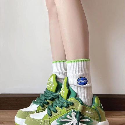 Niche Bread Korean Style Thick Bottom Heightened Daddy Shoes