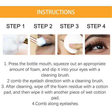 Wimperverlenging Skoonmaakmousse Enting