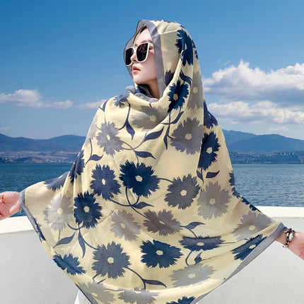 Women's Outer Scarf For Traveling In Western Sichuan Grassland