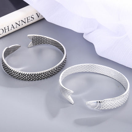 Mode-eienskap Fortuin Geluk JINLONGYU Oop Armband Vroue