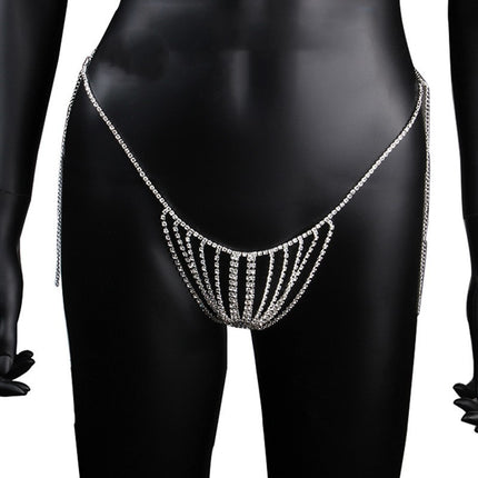 Ornament Strass T-rug Vroulike Liggaam