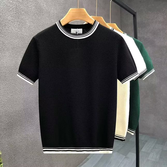 Men's Slim Fit Stretch Crew Neck T-shirt