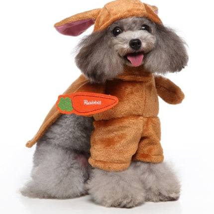 Cosplay Pet Supplies Standing Outfit Funny Dog Clothes Upright Outfit Halloween Christmas Dress Up Pet Outfit