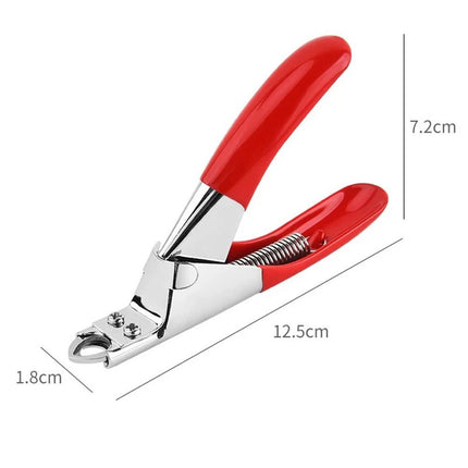 Dog Nail Cutter Type U Word False Tips Professional Nail Clippers Straight Edge Cutters Manicure Pliers Guillotine Nail Capsule