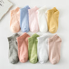 0159 Solid Color Women's Socks / Bare Socks