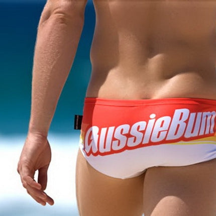 Fashion Rainbow Swim Briefs Boxer Swimming Trunks