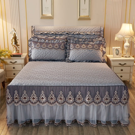Gequilte Kantbedrok Verdik Plus Katoen Bedsprei Enkelstuk Simmons Bedoortreksel Bed Omtrek 1.8m Bed