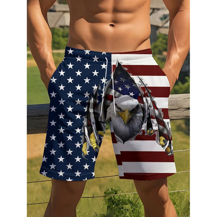 Casual 3d Printed Quick-drying Sports Shorts