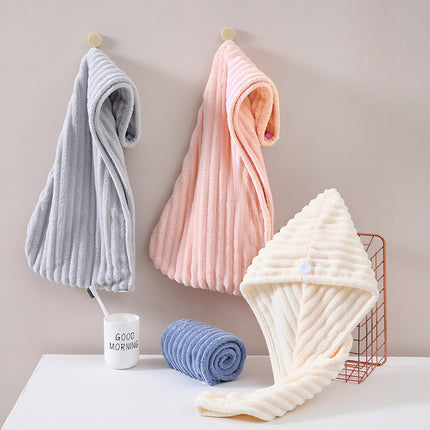 Candy Velvet Haarhanddoek Dik Absorberende Kopband