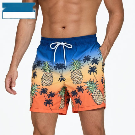 Men's Casual 3D Digital Printing Beach Pants