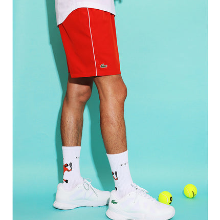 Serve Pattern Couple Towel Bottom Athletic Socks