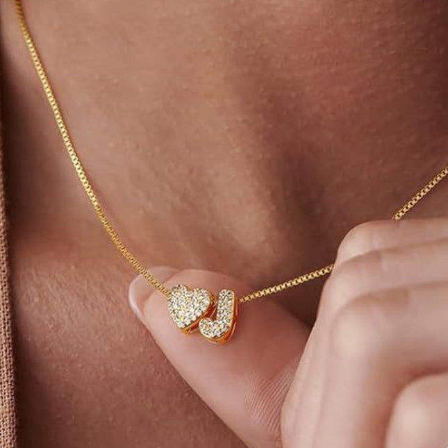 Hartjie-Halsketting18K Goud Plaat Vir Vroue