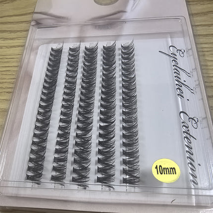 5 Rows Of 40D Clusters Of 10 0 Segmented Lashes