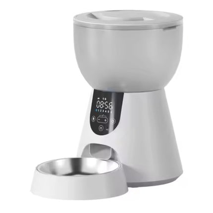 Automatic Cat Feeder With Camera, 1080P HD Video, Night Vision, 5G WiFi, 2-Way Audio, 10s Voice Recorder, Low Food & Blockage