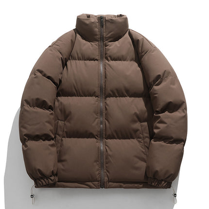 Men's Stand Collar Loose And Warm Down Coat