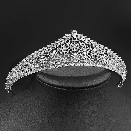 European Style Retro Zircon Adult Gift Crown Headdress