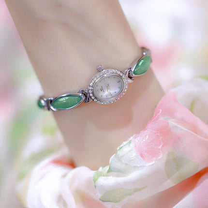 Natuurlike Dongling Steen Hetian Jade Regte Premium Kettinghorlosie