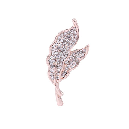Minimalistiese Pêrel Blom Borsspeld Met Diamant Blom Bykomstigheid Speld