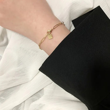 Vlekvrye Staal Nie-verbleikende Hoë-end Titaan Staal Armband