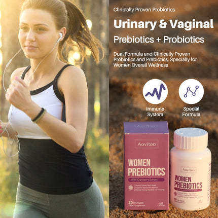Vaginale Probiotika Vroue pH Balans Pille Vroulike Dermgesondheid Prebiotika 60 Biljoen KVE Kapsules Spysvertering Urinewegondersteuning