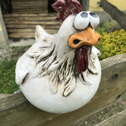 Courtyard Art Decoration Chicken Garden Lawn Statue Side Seat Interior